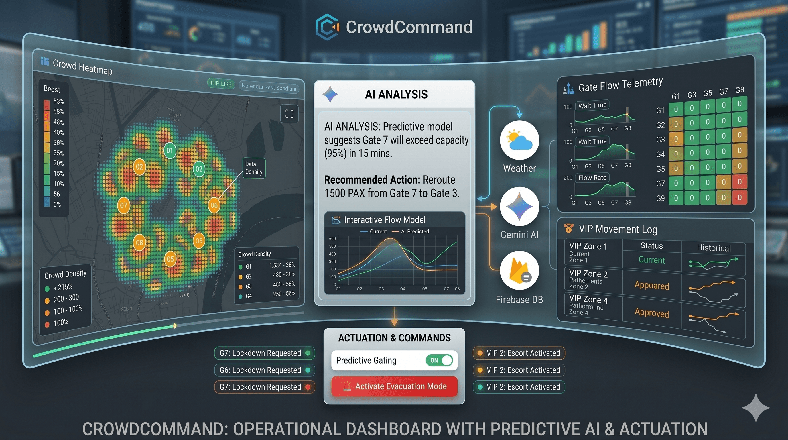 CrowdCommand by Amarjeet Sahoo — AI threat override control center